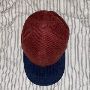 Club Monaco corduroy colorblock baseball cap